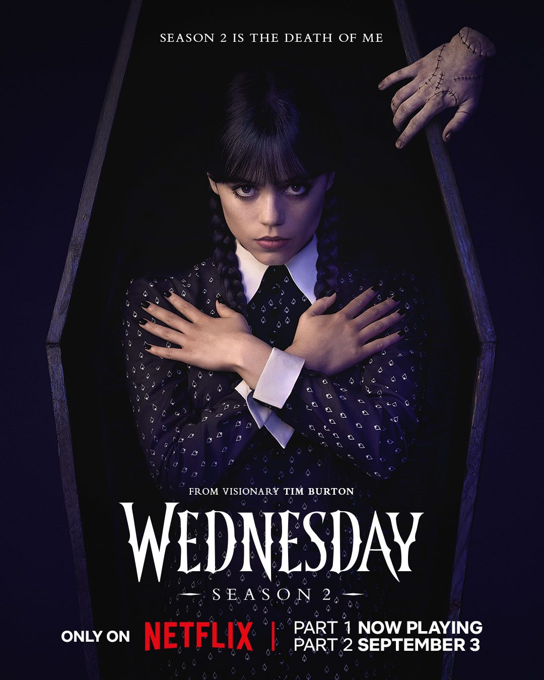 星期三 第二季 Wednesday Season 2【2025】【喜剧/悬疑/犯罪/奇幻】【全08集】【美剧】【中英字幕】