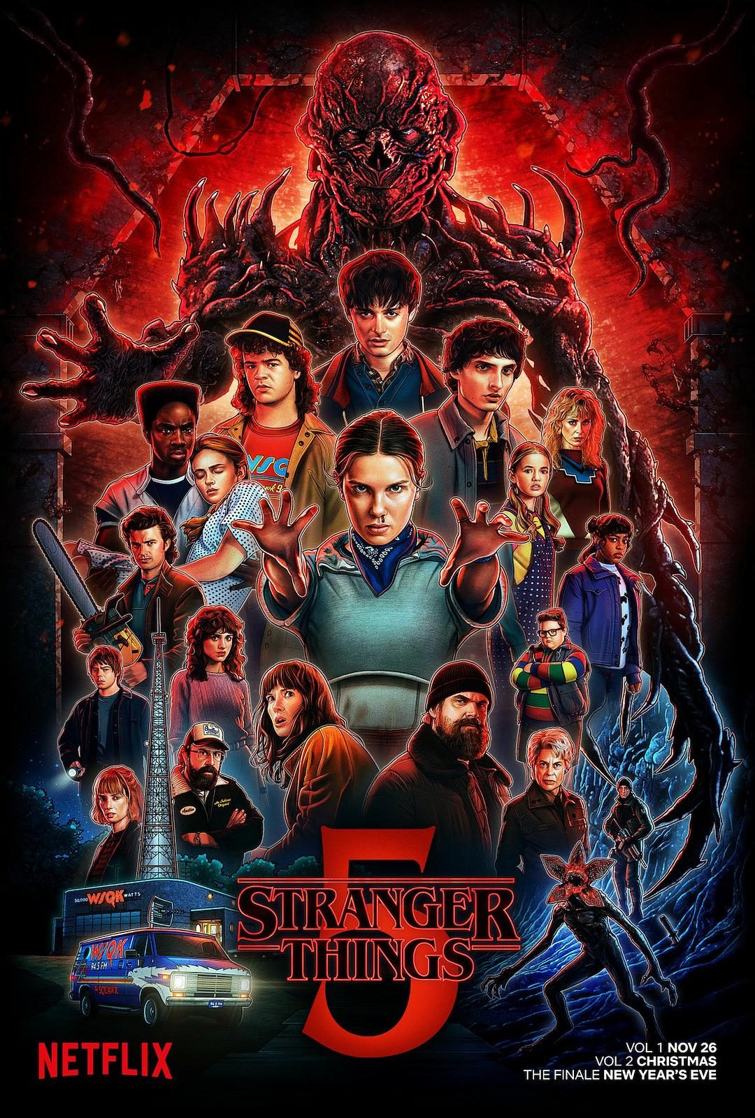 怪奇物语 第五季 Stranger Things Season 5【2025】【科幻/悬疑/惊悚/恐怖/奇幻】【全08集】【美剧】【中英字幕】