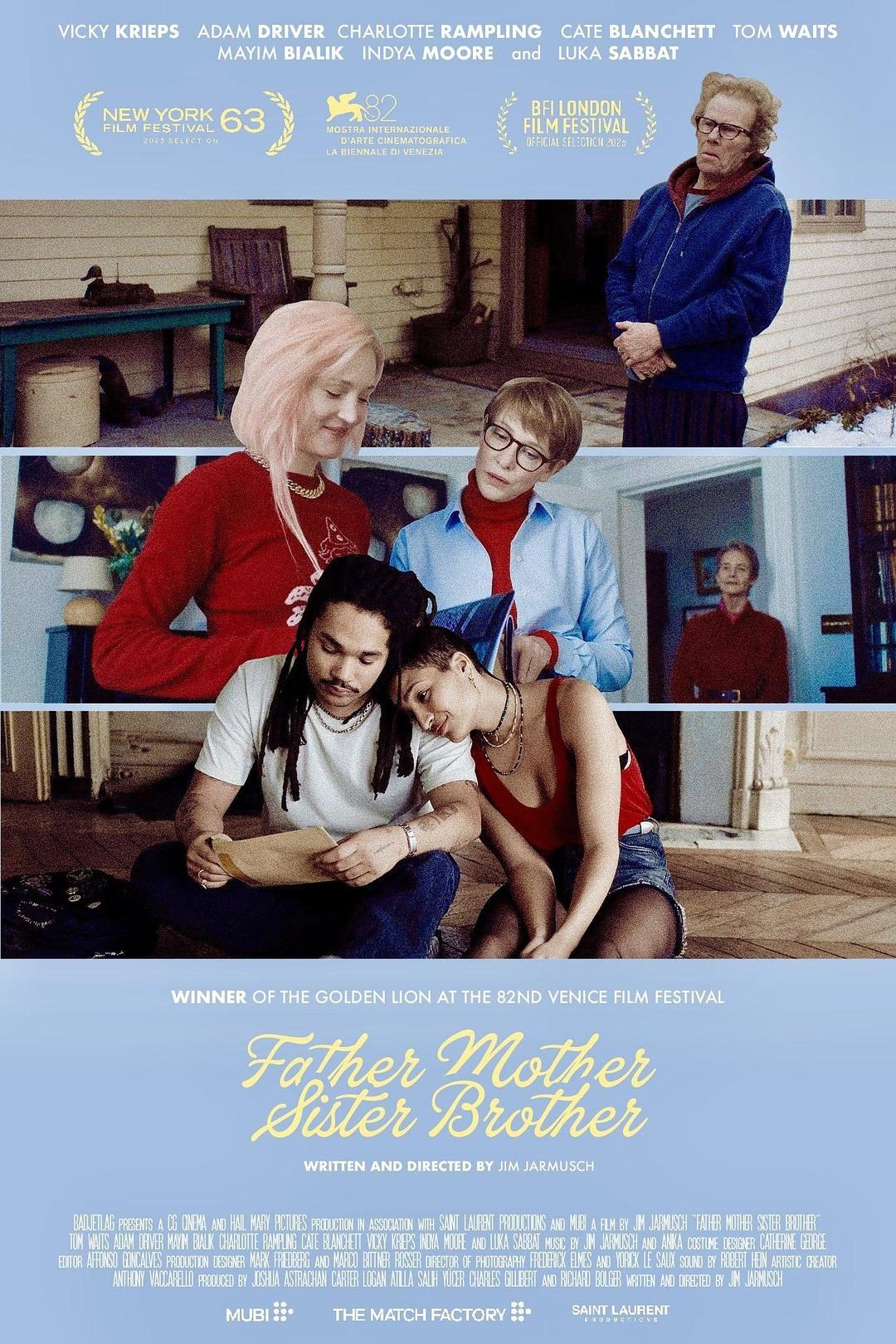 父母姐弟 Father Mother Sister Brother【2025】【剧情/喜剧】【美国】【WEBRip】【中英字幕】